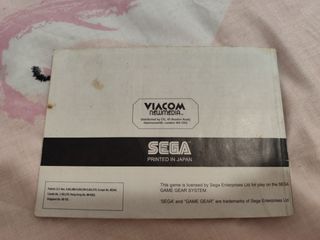 Libro de instrucciones Phantom 2040 sega Game gear