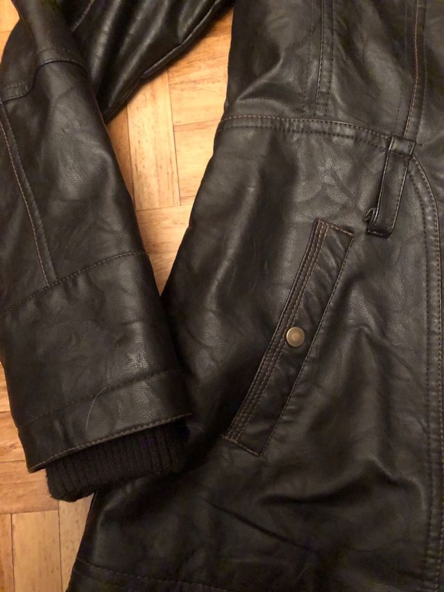 Cazadora de piel El Corte Ingles