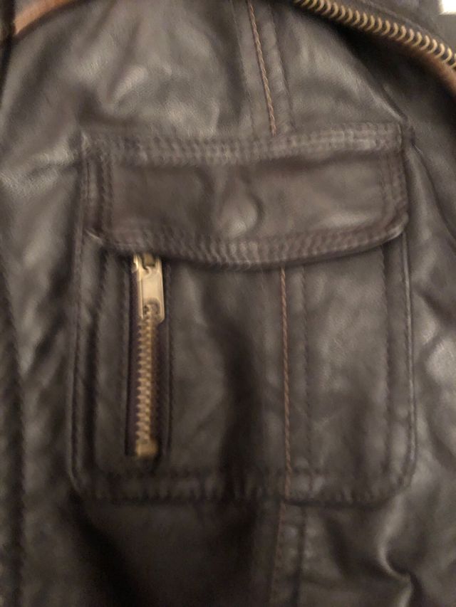 Cazadora de piel El Corte Ingles