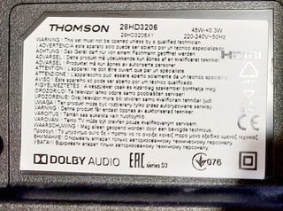 TV Thomson receptor mando altavoces