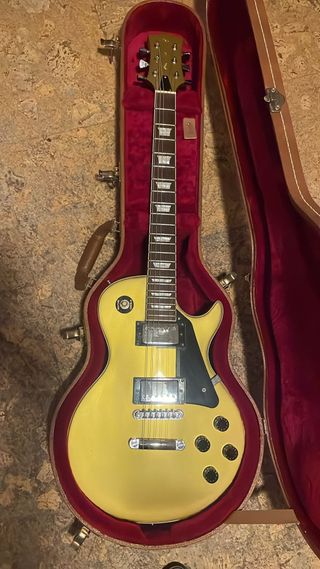 Guitarra Vorson modelo Les Paul Gold Top