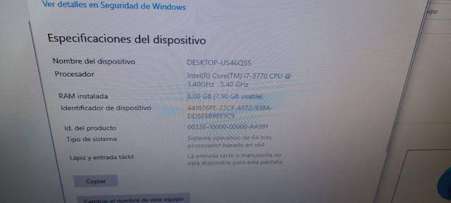 Pantalla y ordenador 