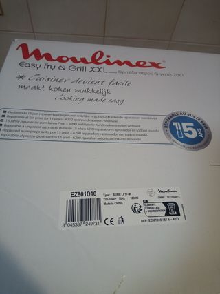 Freidora aire moulinex