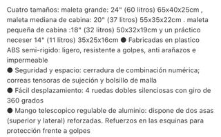 Maletas de viaje nuevas!!!