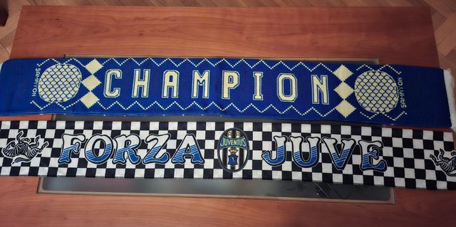 Bufandas futbol Fenerbahce y Juventus