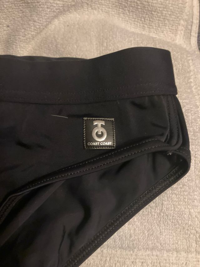 Bañador tipo slips negro talla s calzedonia