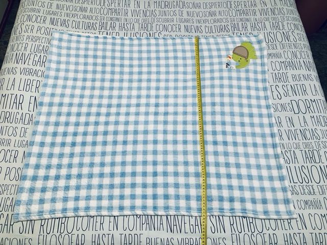 Manta Suave Bebe o Mascota de 90x70 CM