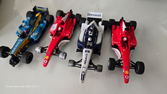 Coches respuestos formula 1