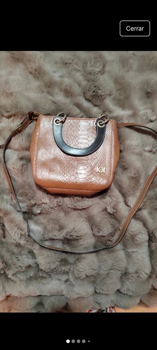 Bolso piel labrada kk