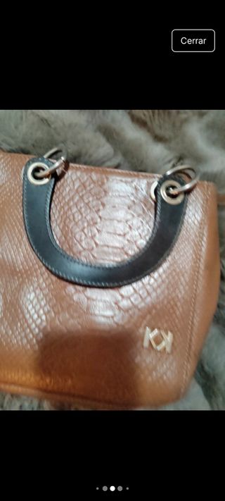 Bolso piel labrada kk