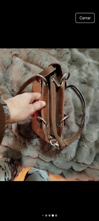 Bolso piel labrada kk