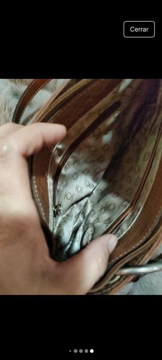 Bolso piel labrada kk