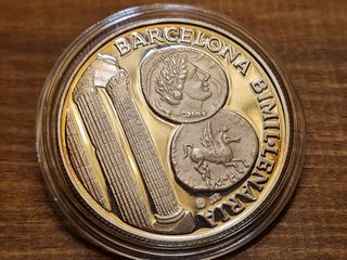 Medalla Barcelona Plata pura