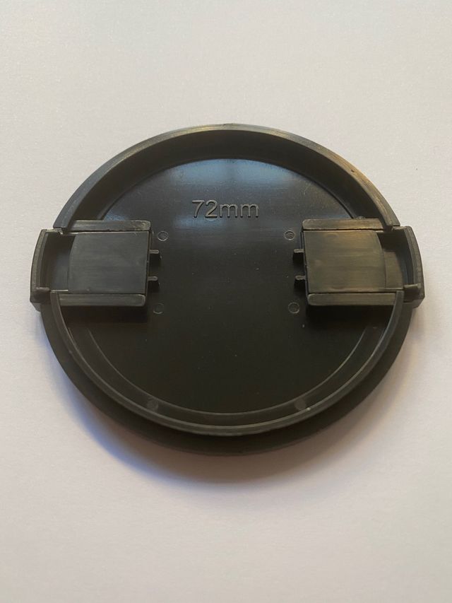 lote tres tapas objetivo 72mm 55mm y 52 mmnueva
