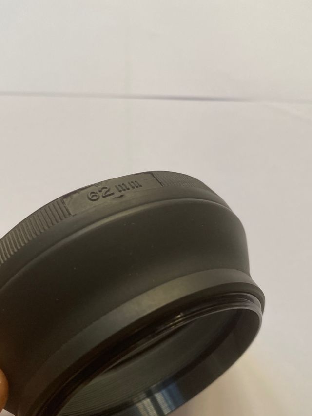 Parasol objetivo 62mm nuevo