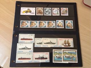 Italia francobolli nuovi piccola raccolta.