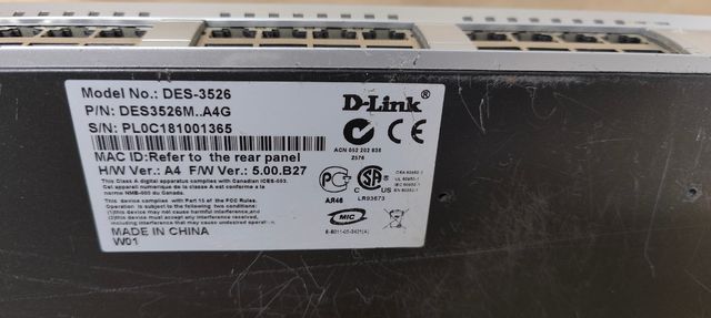 D-Link DES-3526 Switch 24 puertos
