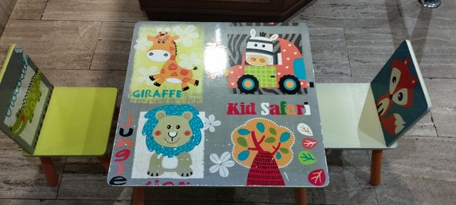 Mesa escritorio para niños lote de dinos