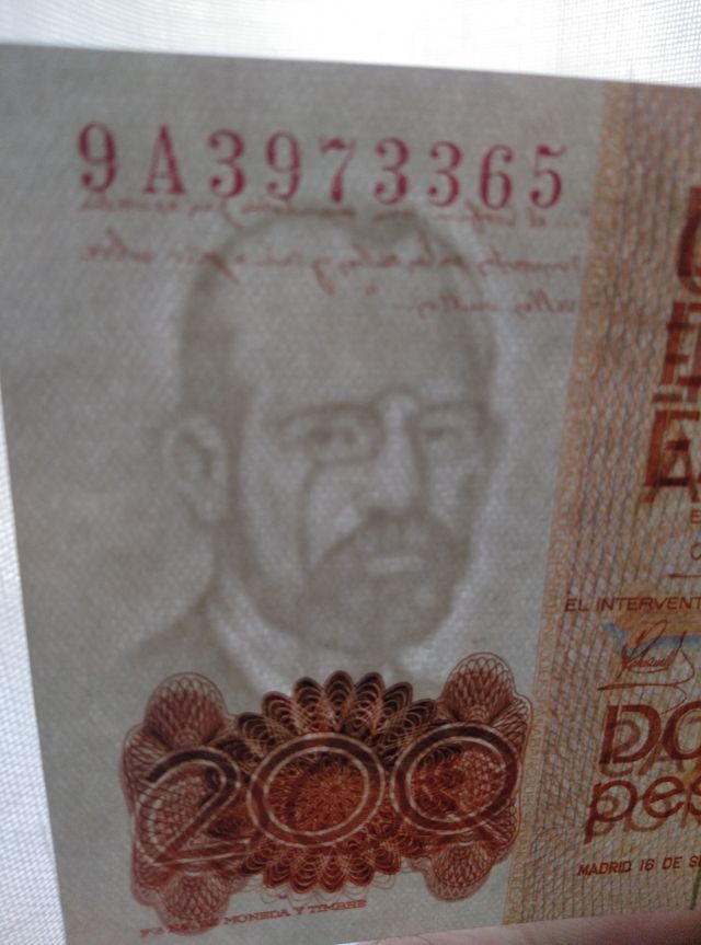 9A. 200 Pesetas de 1980.