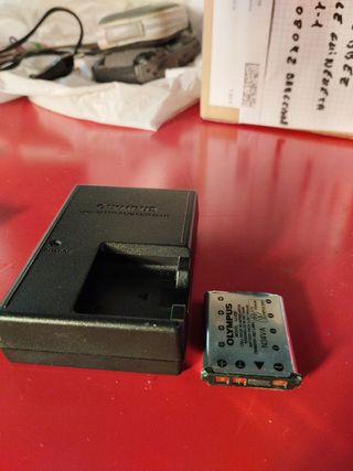 Cargador y Batería cámara fotos Olympus