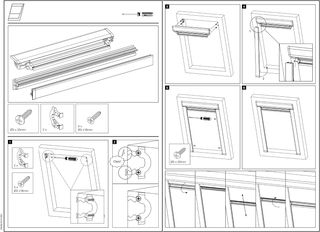 Tenda oscurante crema per Velux C04