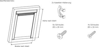 Tenda oscurante crema per Velux C04