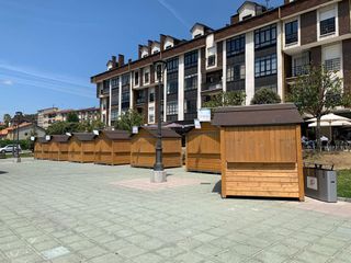 Casetas de madera desmontables para eventos