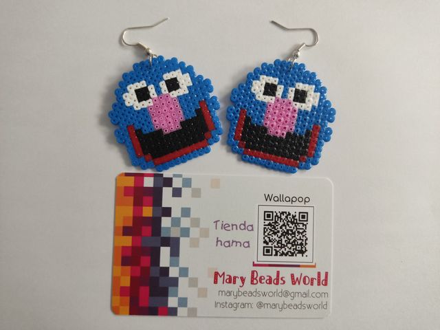 Pendientes Coco Barrio Sésamo hama