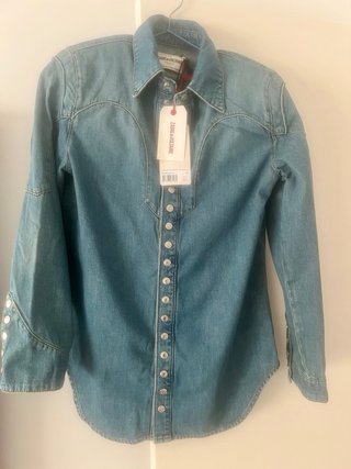 ZADIG VOLTAIRE camisa vaquera T XS