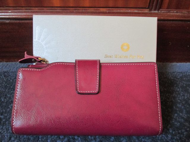 Cartera-monedero cuero de mujer