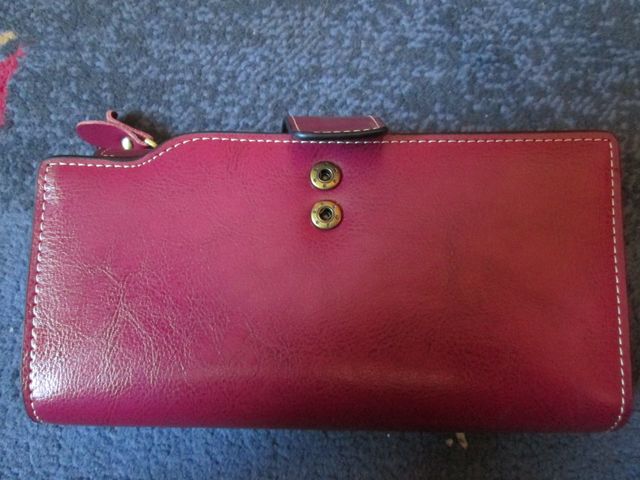 Cartera-monedero cuero de mujer