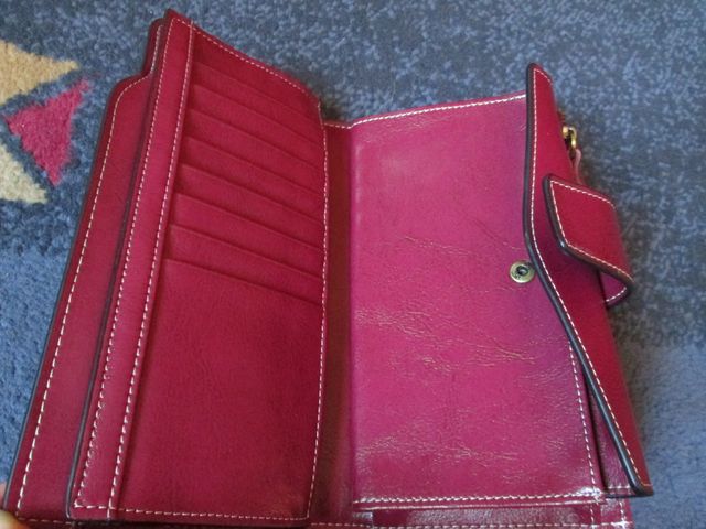 Cartera-monedero cuero de mujer