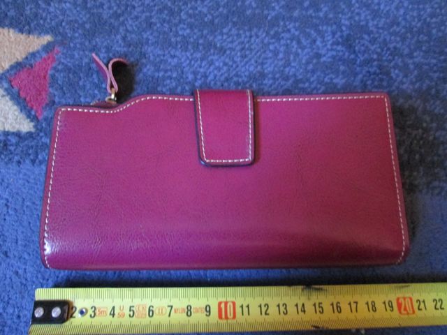 Cartera-monedero cuero de mujer