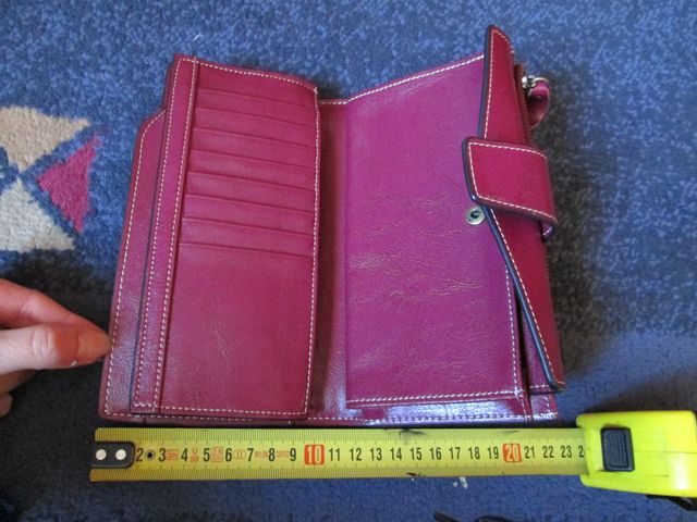 Cartera-monedero cuero de mujer