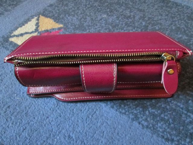 Cartera-monedero cuero de mujer