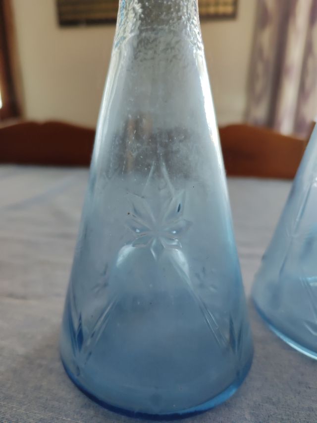 Botella vidrio antigua " HILARIO JATIVA "