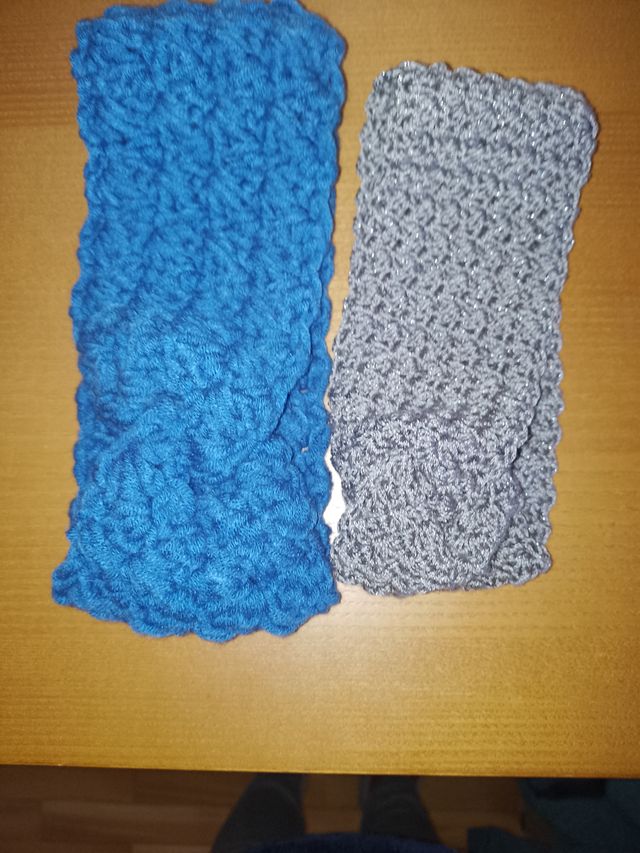 Cintas de pelo hechas a ganchillo