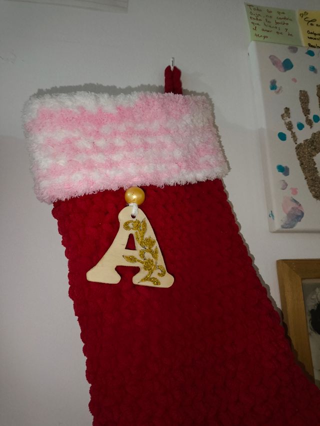 Calcetines navideños a crochet