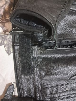 Traje de moto en cuero 2 piezas 