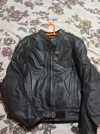 Traje de moto en cuero 2 piezas 