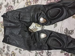 Traje de moto en cuero 2 piezas 