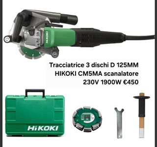 Tracciatrice 3 dischi D125mm hikoki CM5MA 