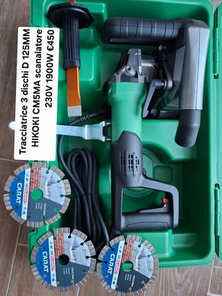Tracciatrice 3 dischi D125mm hikoki CM5MA 