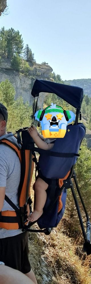 Mochila portabebés montaña