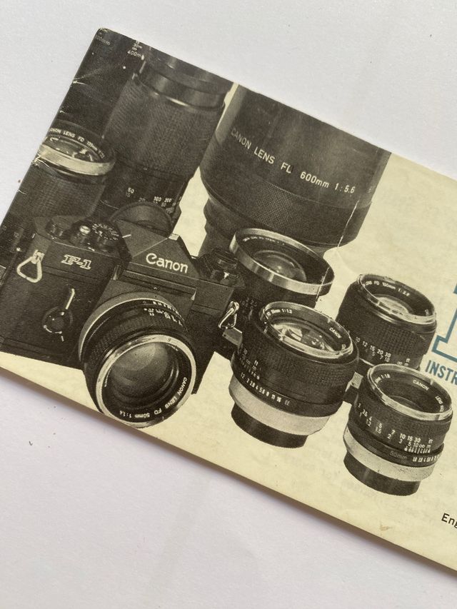 Catalogo manual objetivos canon fd