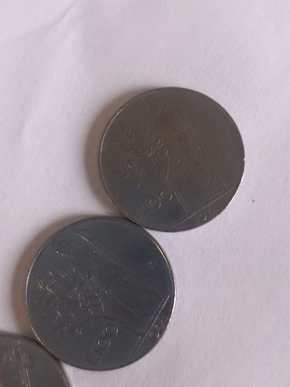 Monete 100 lire italiane