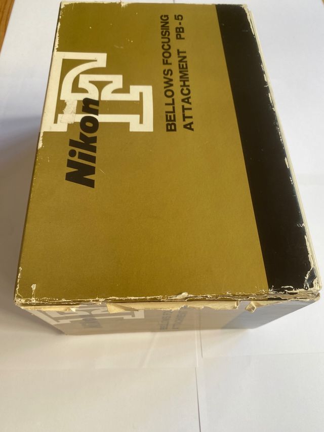 Caja original camara nikon F