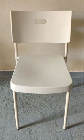 sillas plástico blancas