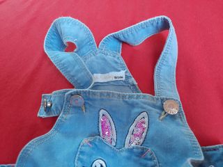 2 vestitini in jeans 18-24 mesi