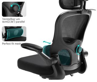 Silla de oficina ergonómica con percha - NUEVA